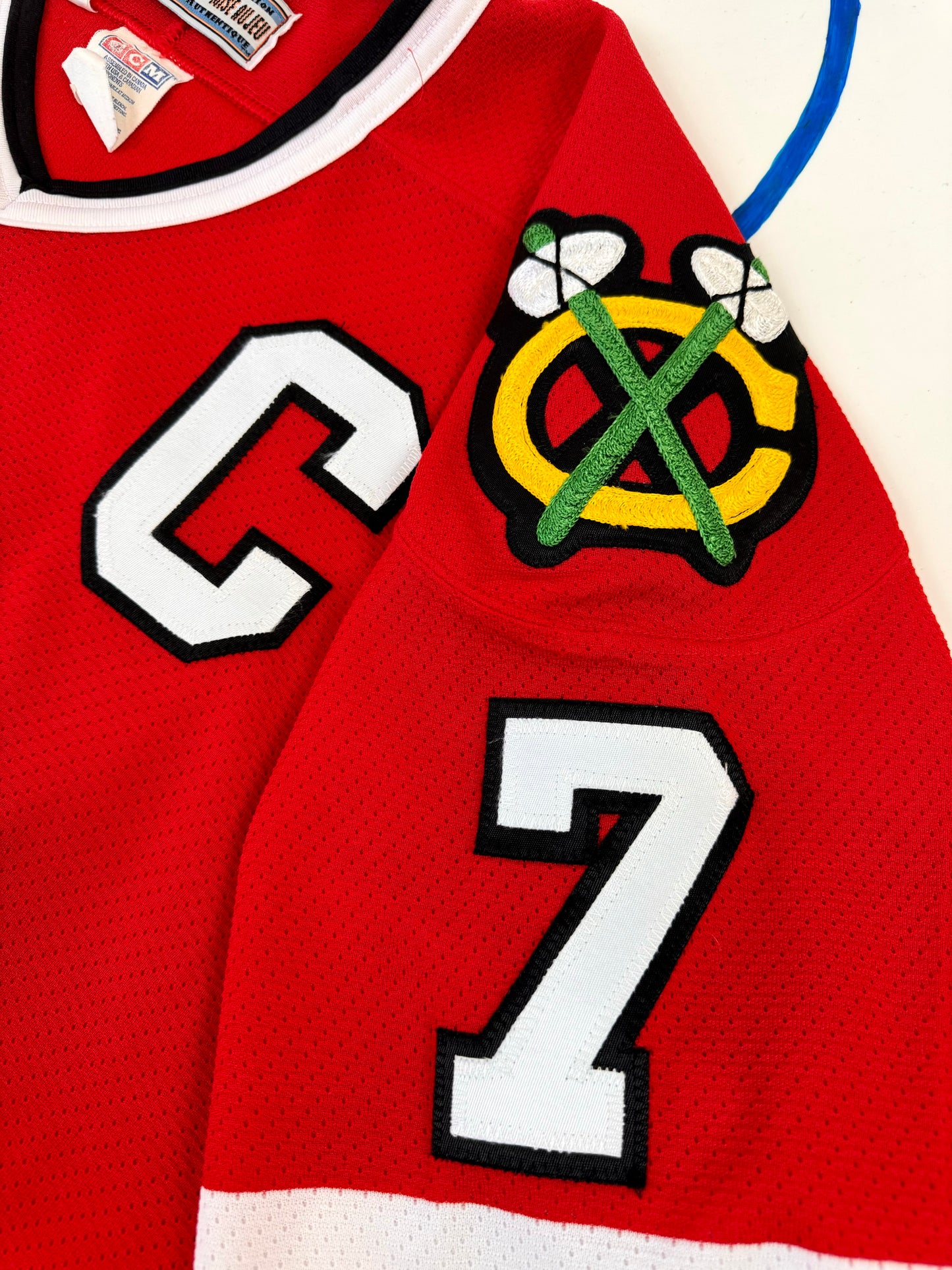 Chicago Blackhawks 1995-1996 Chris Chelios NHL Hockey Jersey (44/Medium)
