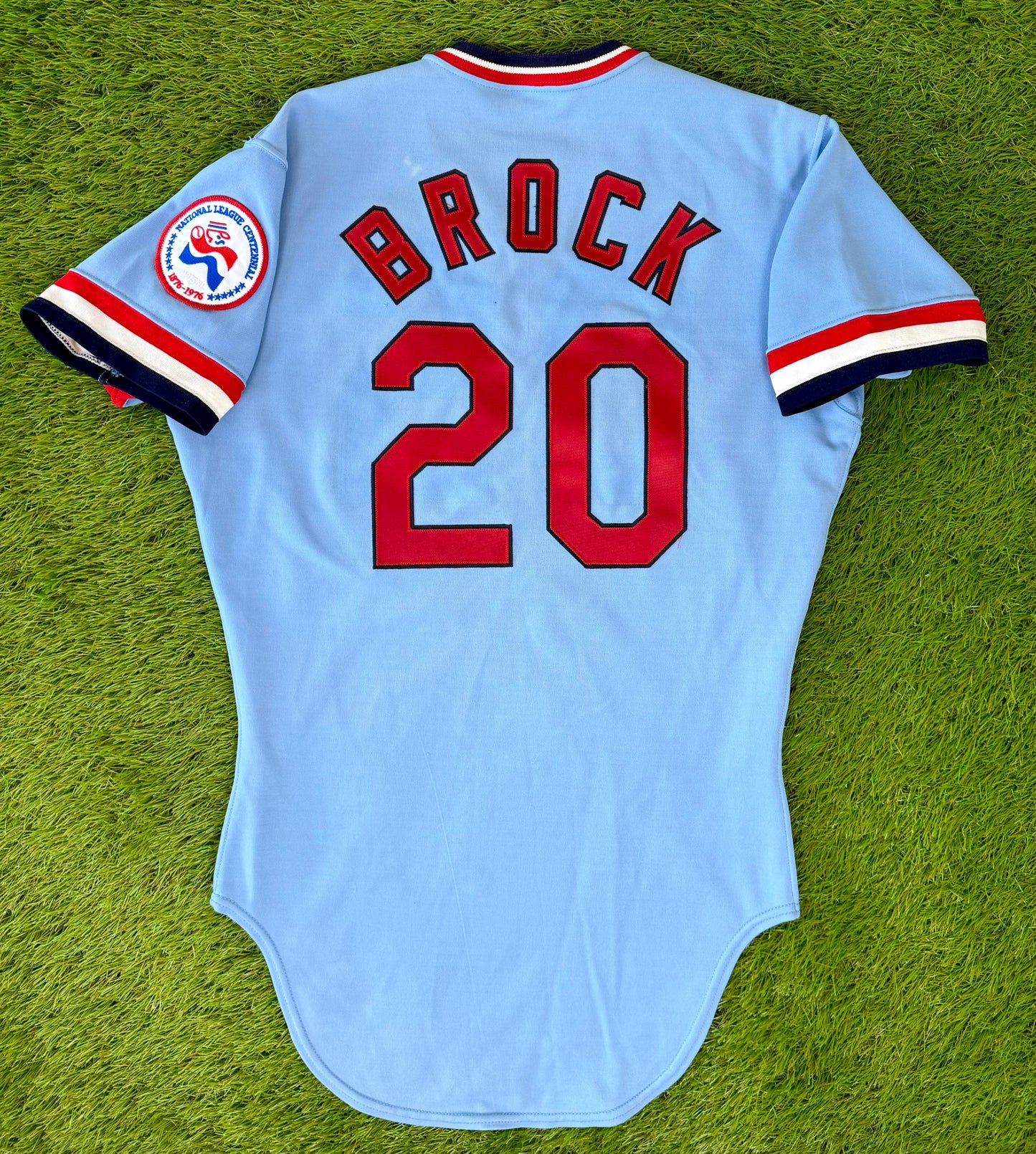 St. Louis Cardinals Lou Brock 1976 MLB Baseball Jersey (40/Medium)