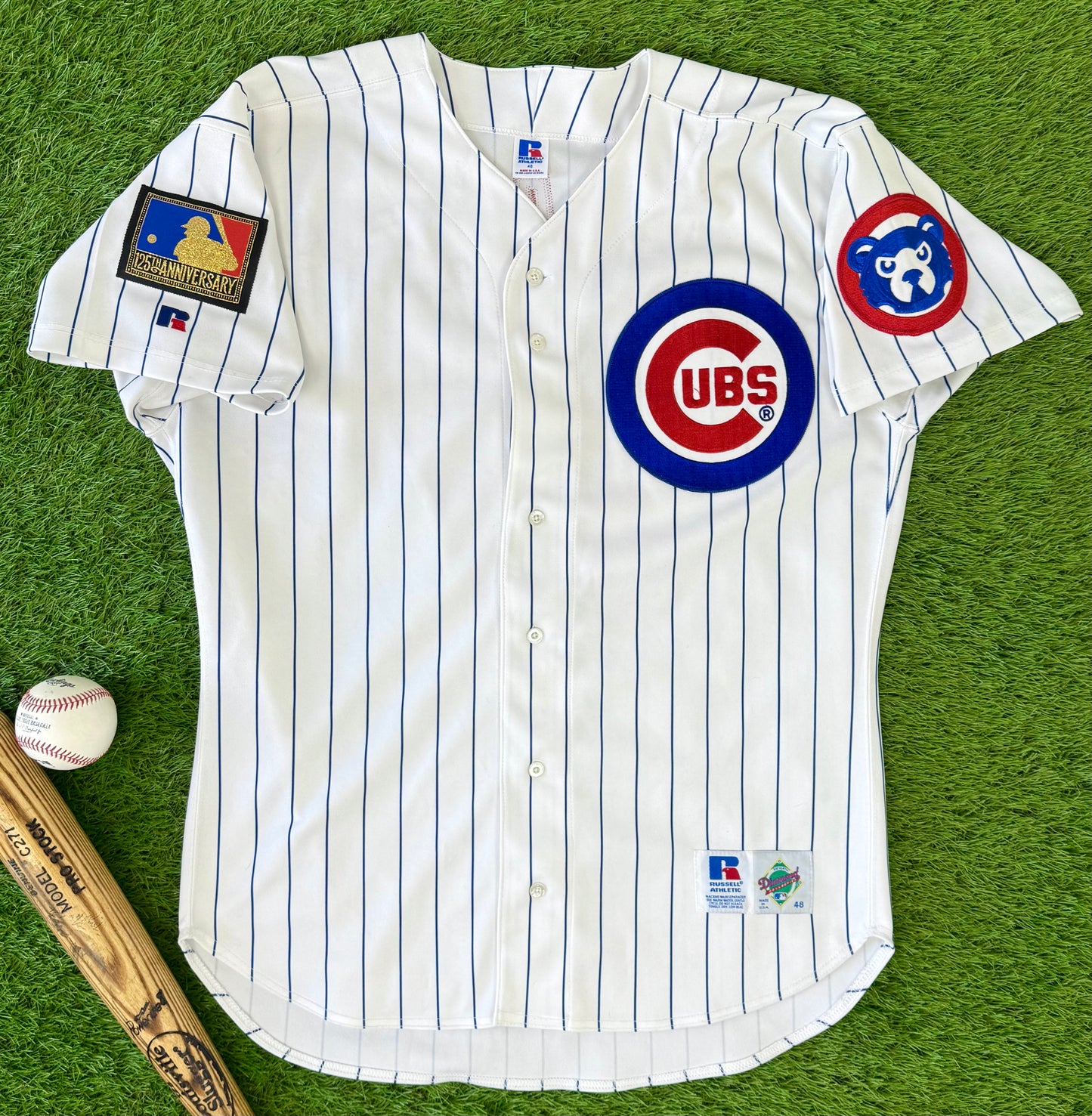 Chicago Cubs Mark Grace 1994 MLB Baseball Jersey (48/XL)