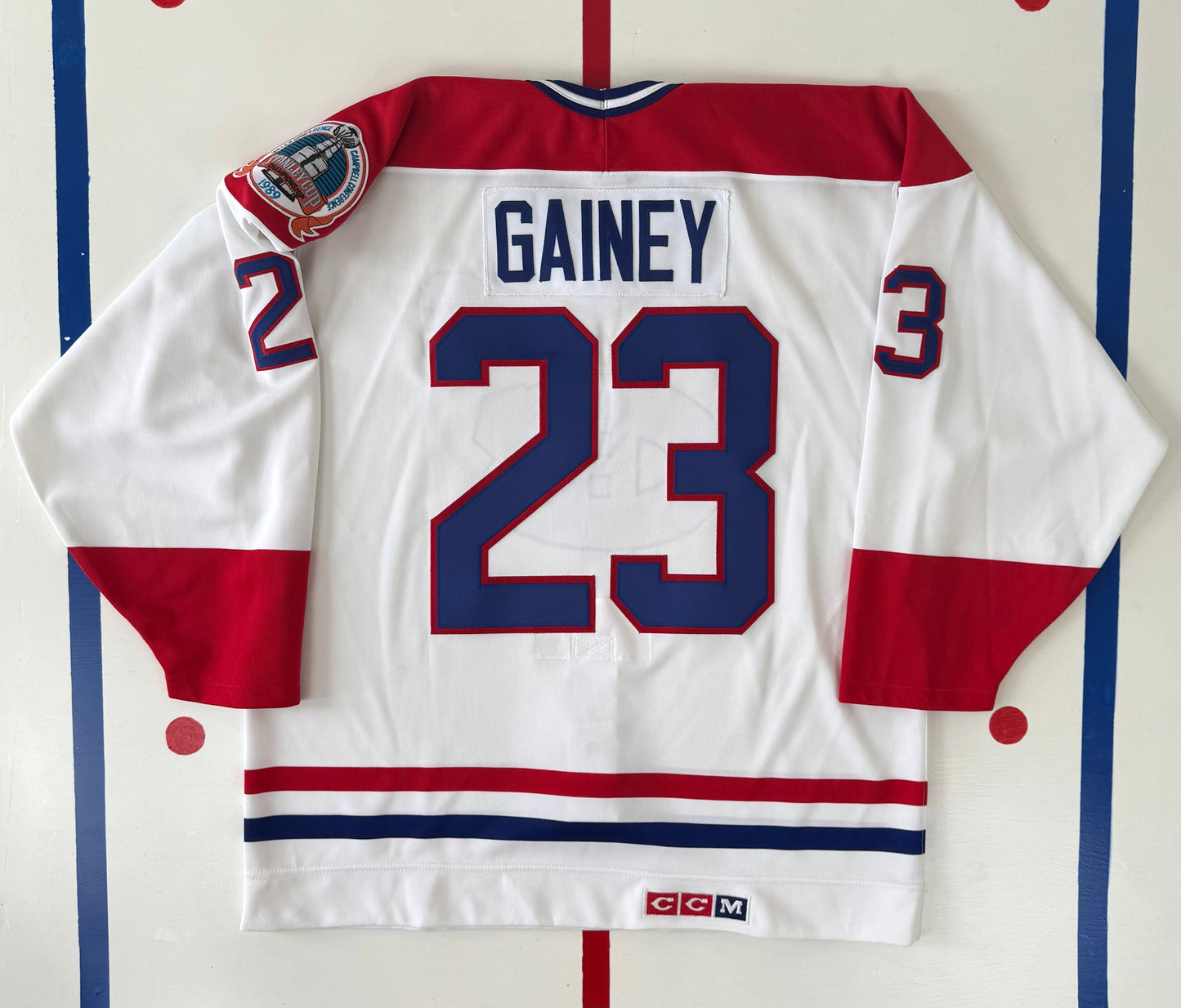Montreal Canadiens Bob Gainey 1989 Stanley Cup Finals NHL Hockey Jersey (50/Large)