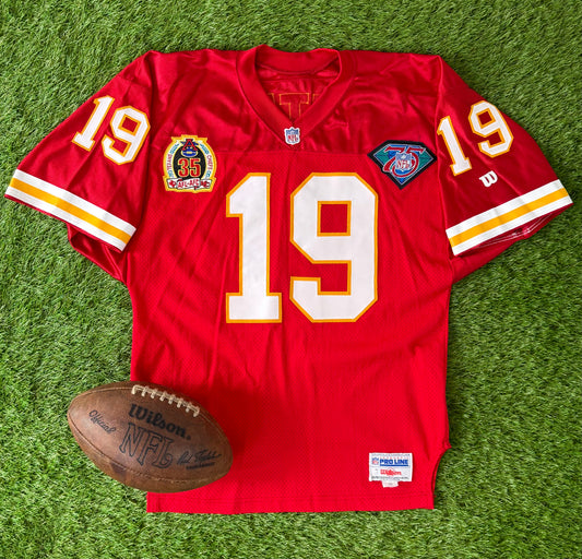 Kansas City Chiefs Joe Montana 1994 NFL Football Jersey (48/XL)