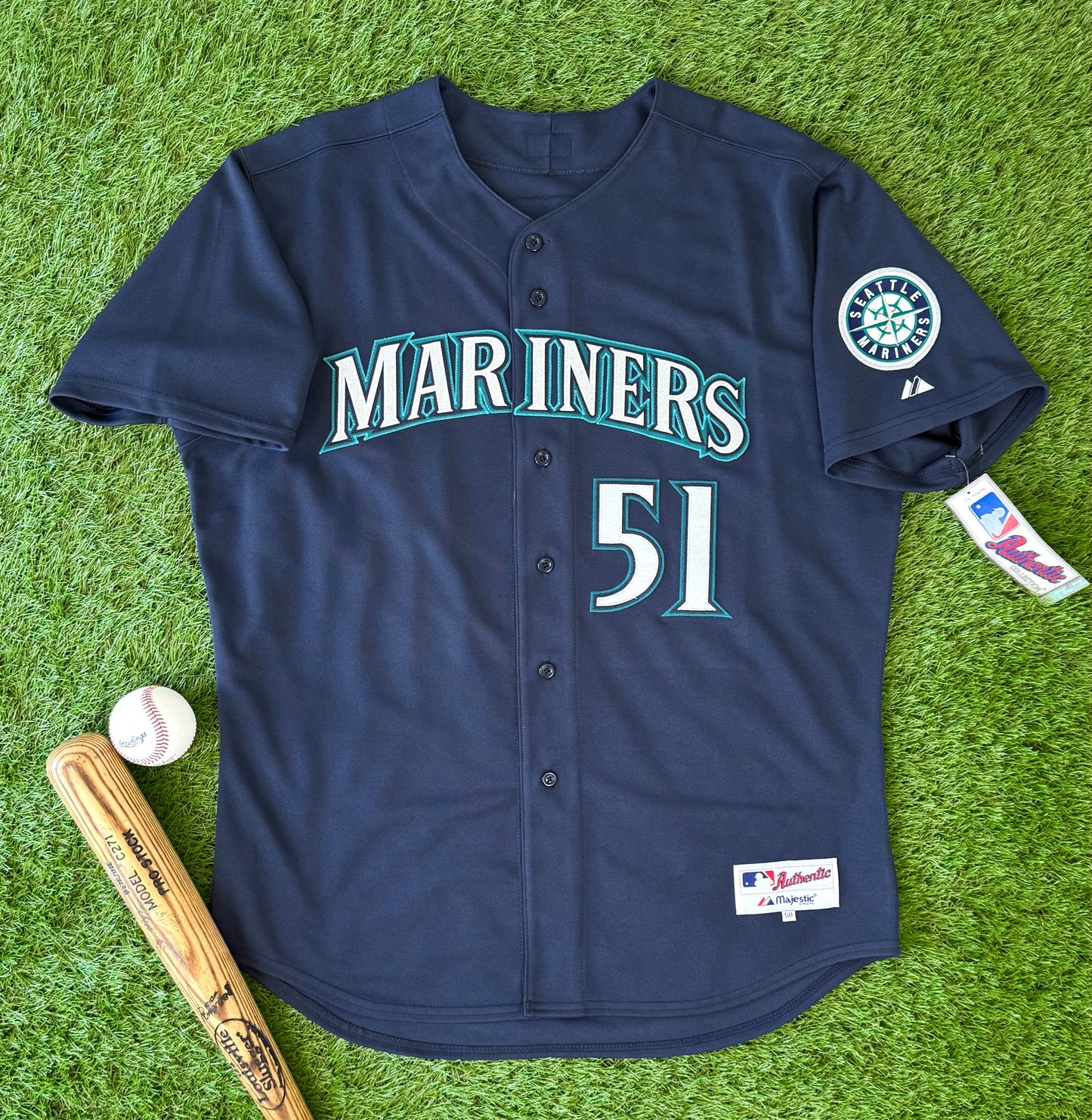 Seattle Mariners Ichiro Suzuki 2005-2006 Alternate MLB Baseball Jersey (50/XL)