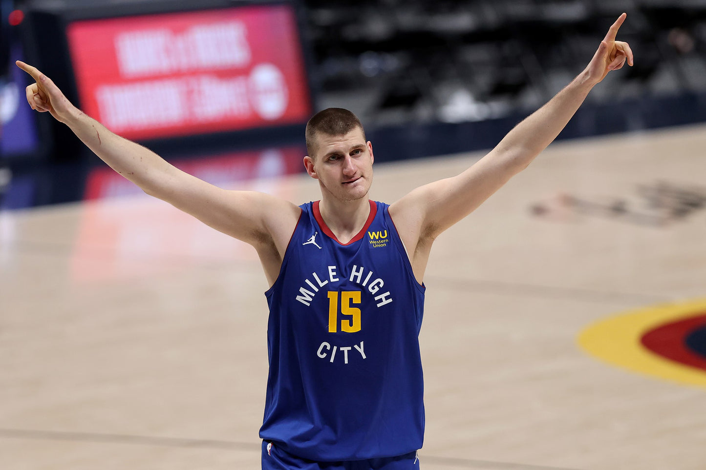 Denver Nuggets Nikola Jokic 2018-2020 Team Issued NBA Basketball Jersey (56/XXL)