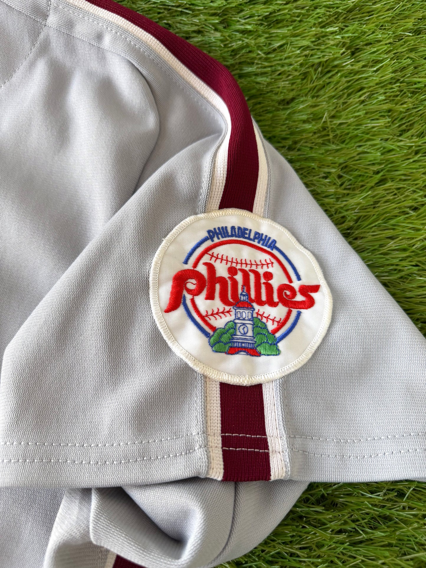 Philadelphia Phillies John Kruk 1991 MLB Baseball Jersey (46/XL)