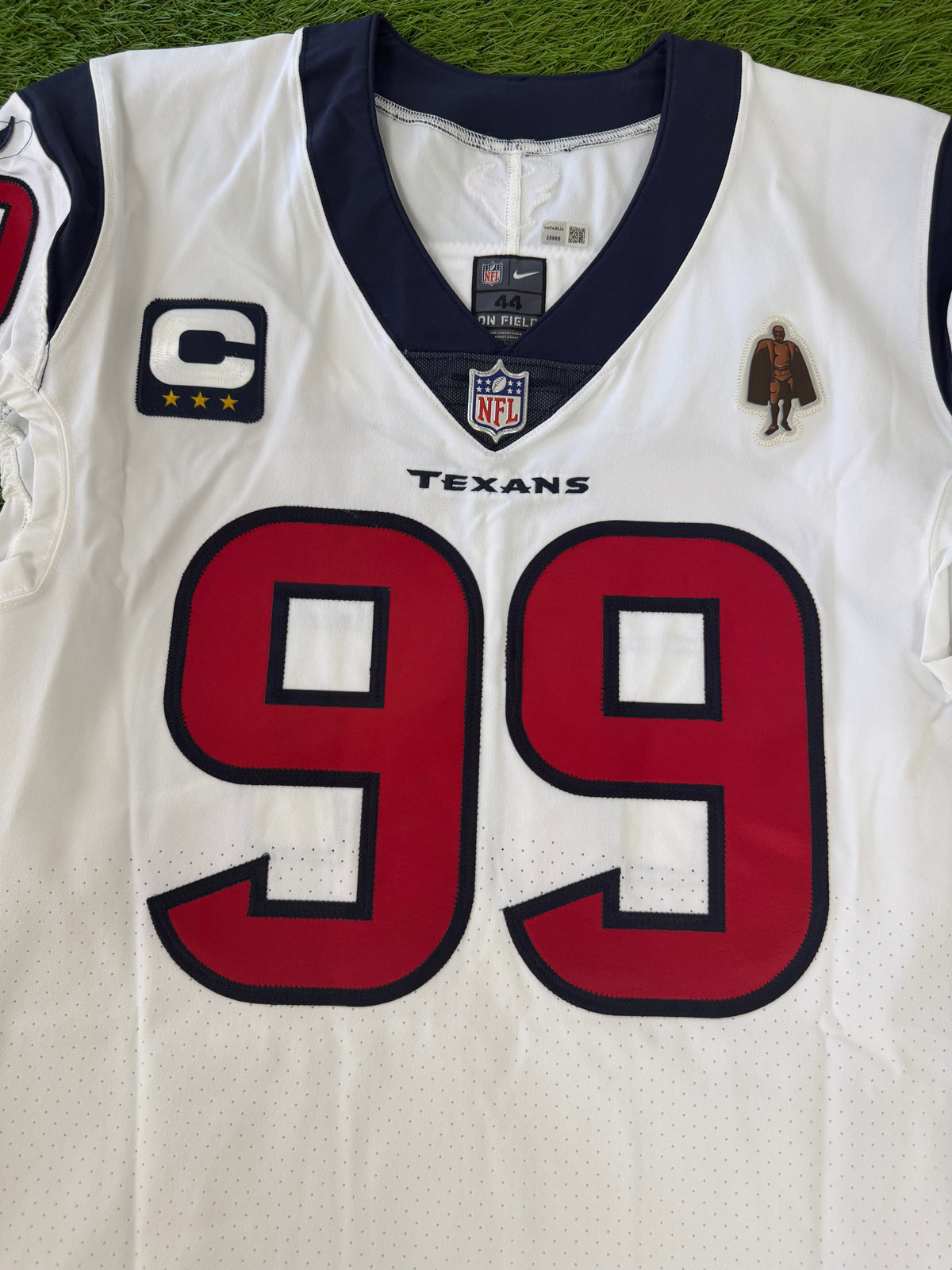 Houston Texans J.J. Watt 2020 Team Issued NFL Football Jersey (44/Large)