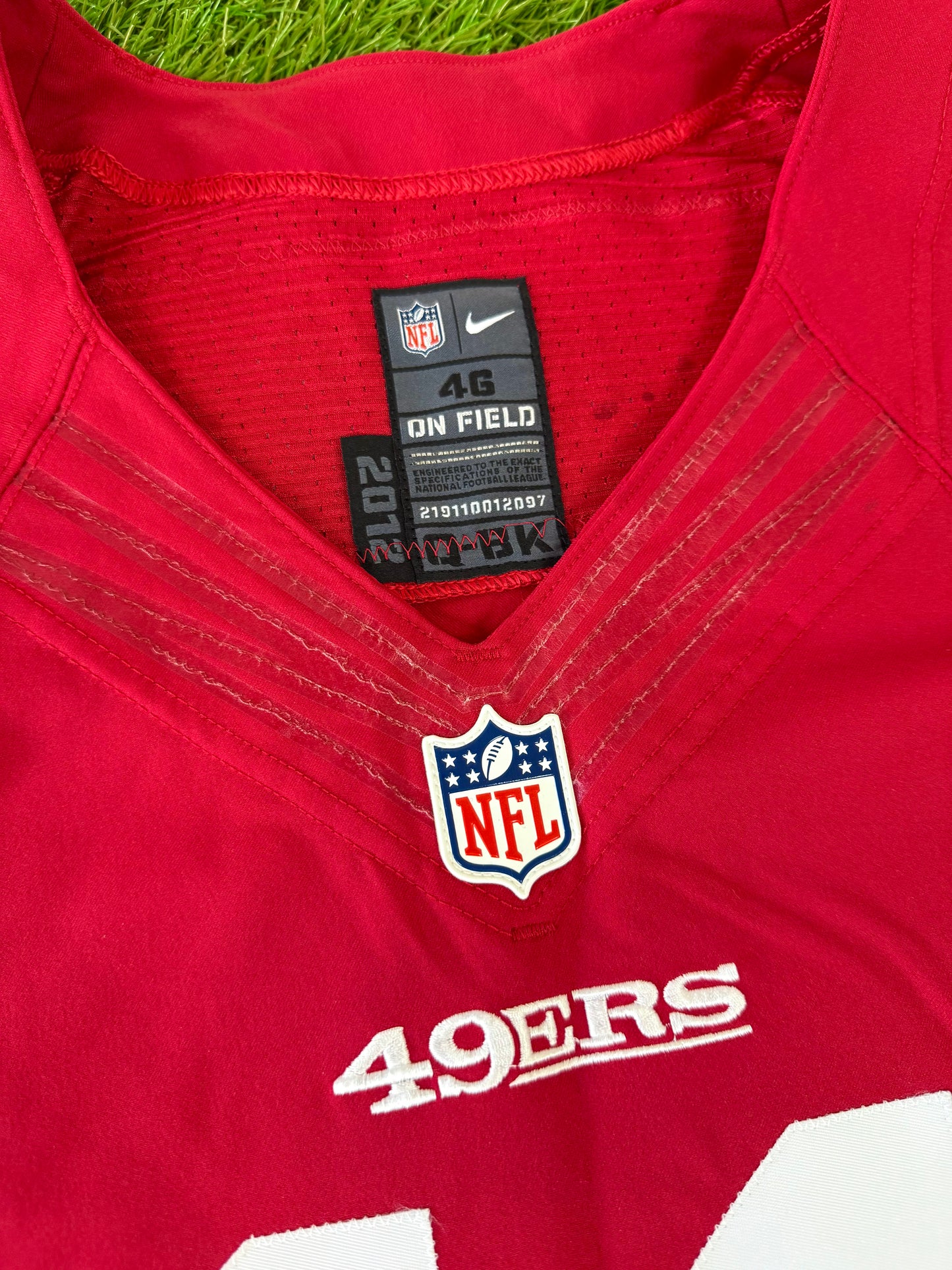 San Francisco 49ers Alex Smith 2012 NFL Football Jersey (46/Large)