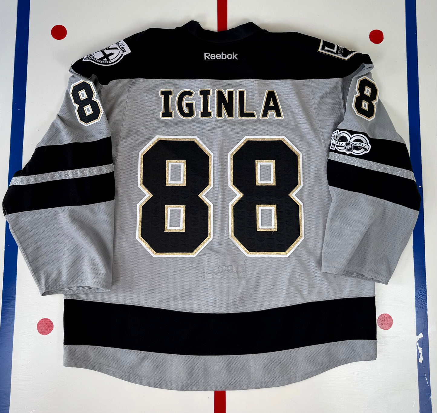 Los Angeles Kings Jarome Iginla 2017 NHL Hockey Jersey (58/XXL)