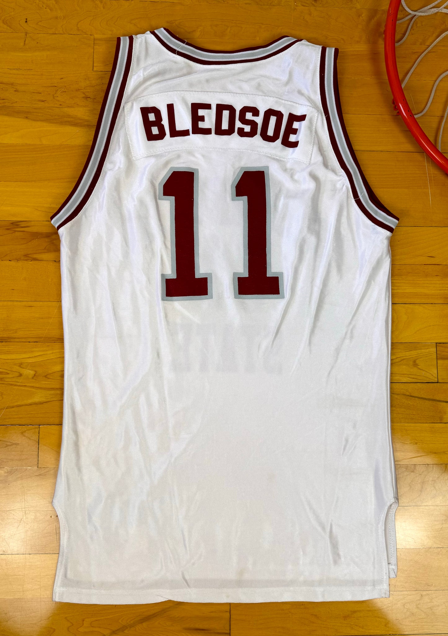 Washington State Cougars 1992-1993 Drew Bledsoe College Basketball Jersey (44/Large)