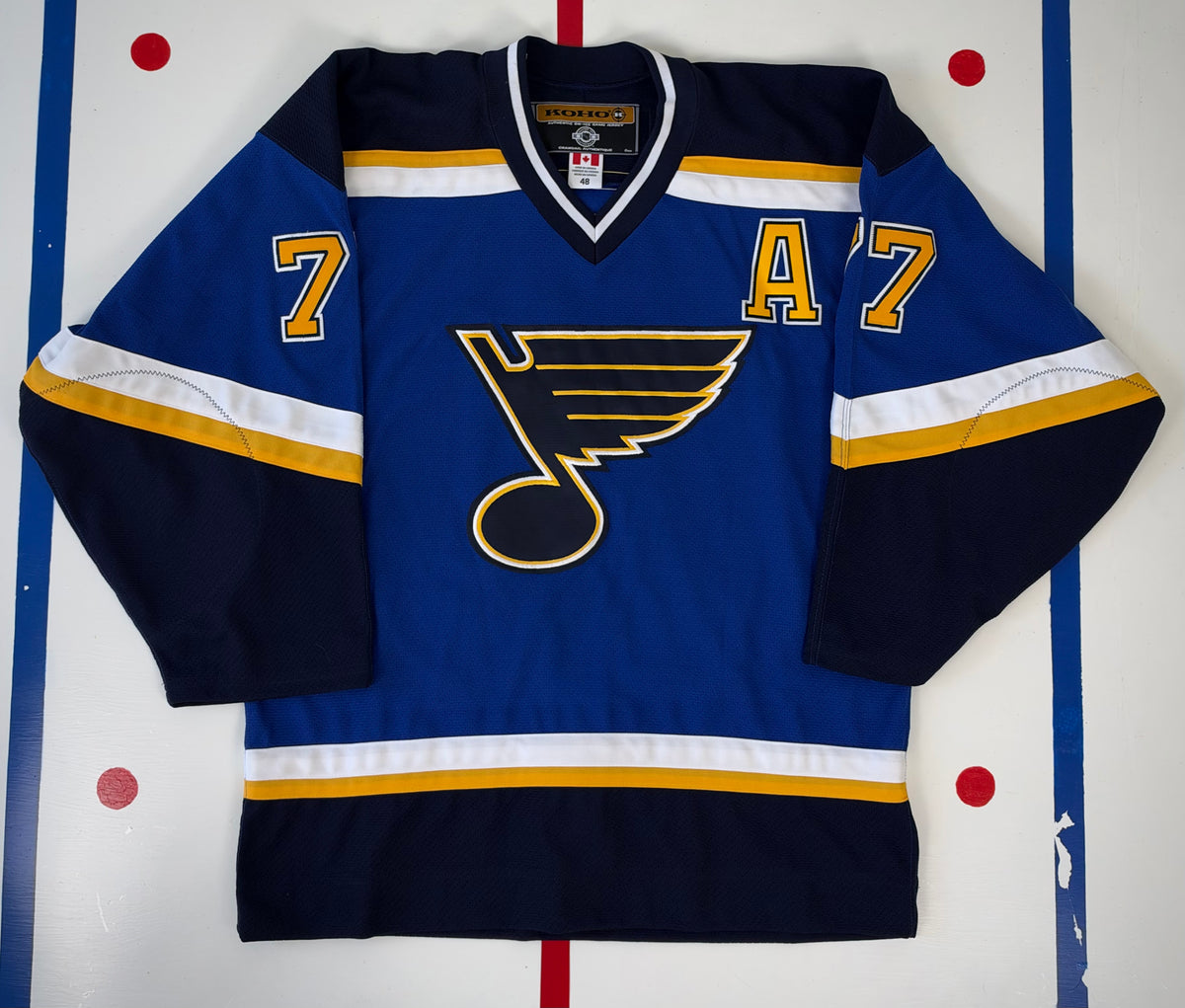 St. Louis Blues Pierre Turgeon 2000-2001 NHL Hockey Jersey (48/Large)