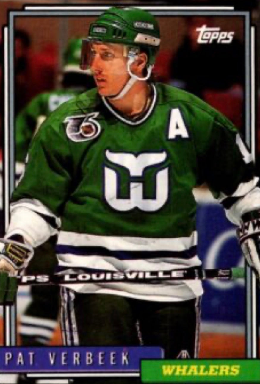 Hartford Whalers Pat Verbeek 1991-1992 NHL Hockey Jersey (48/Large)