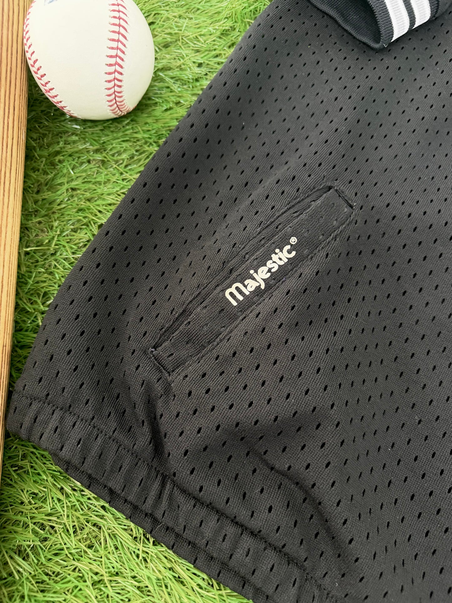Chicago White Sox Bo Jackson 1991 Batting Practice Q-Zip Jersey (XL)