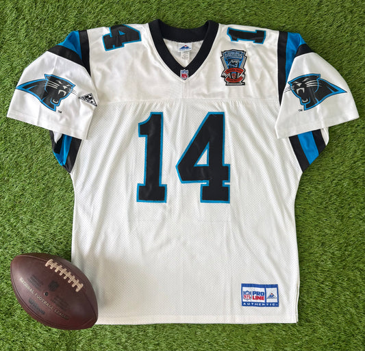 Carolina Panthers Frank Reich 1995 Preseason NFL Football Jersey (XL)