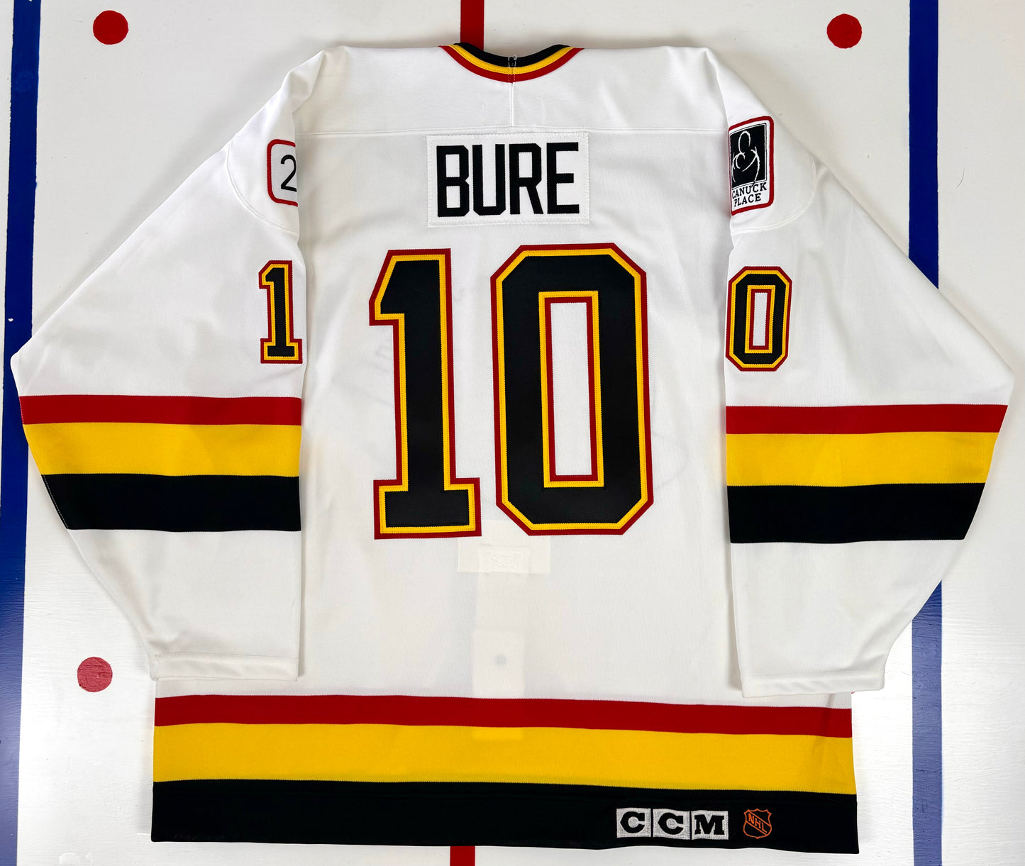 Vancouver Canucks Pavel Bure 1994 Stanley Cup Finals NHL Hockey Jersey (54/XXL)