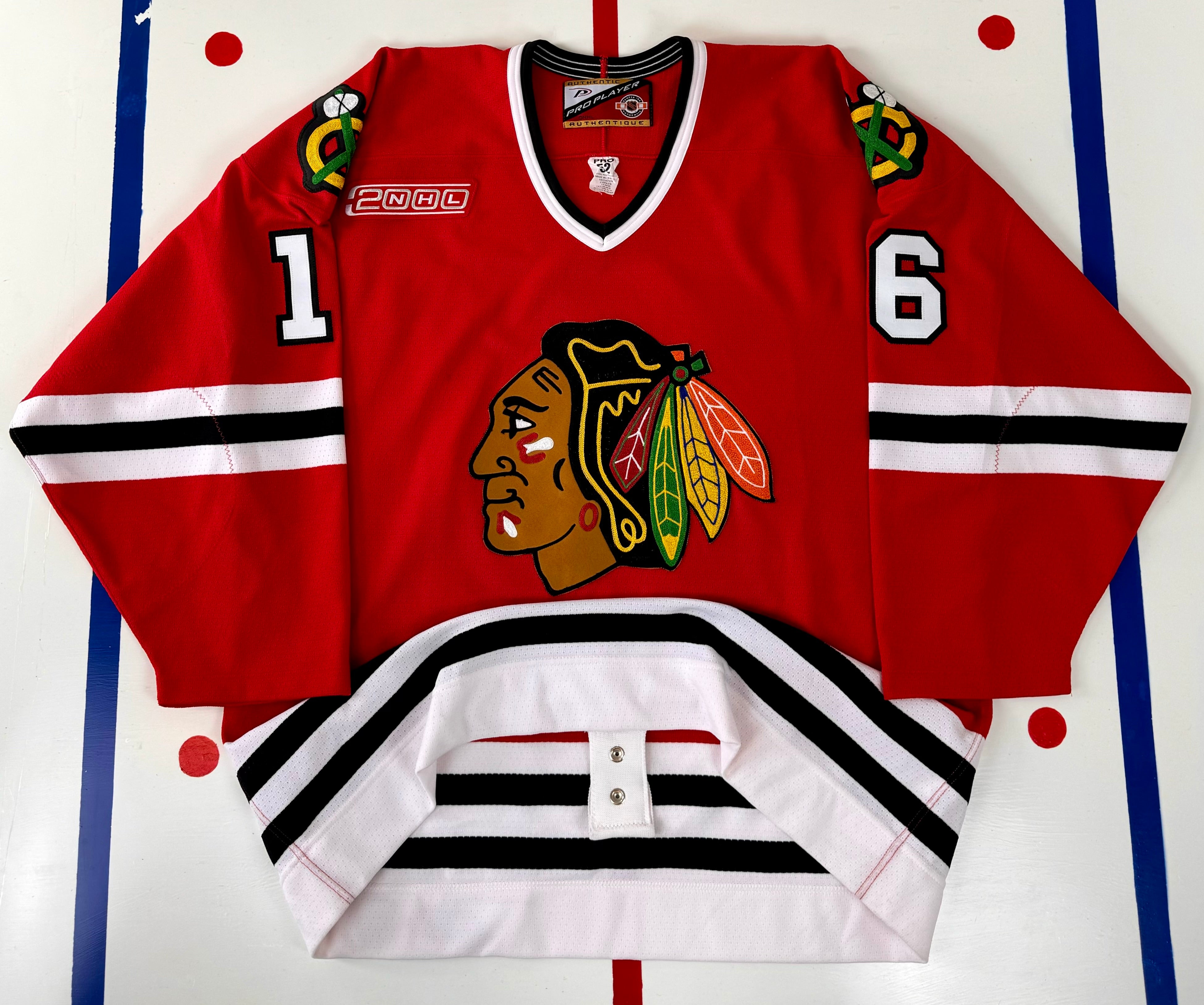 Chicago Blackhawks 1999 2000 Eddie Olczyk NHL Hockey Jersey 52 XL Grail Snipes