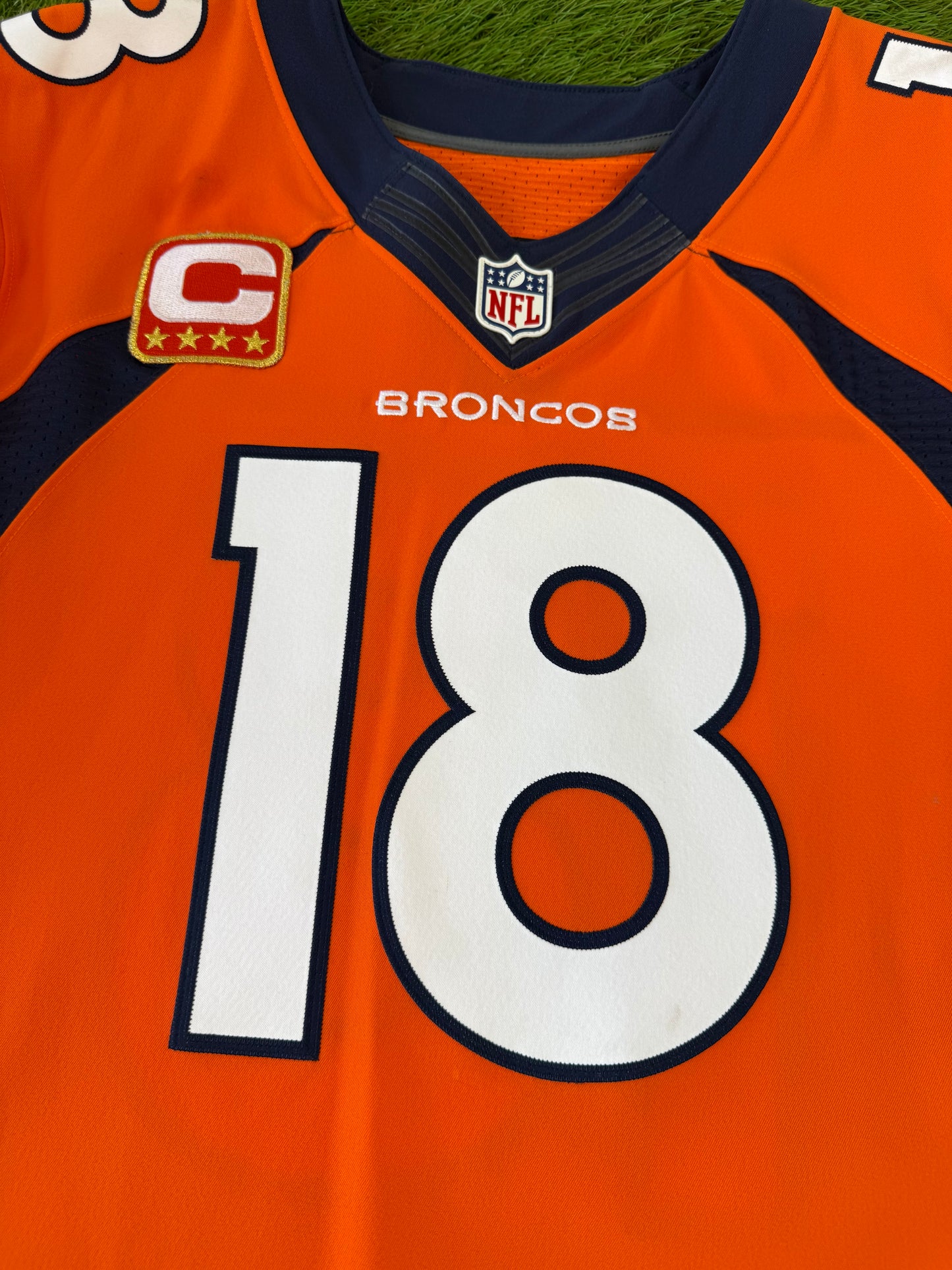 Denver Broncos Peyton Manning 2015 NFL Football Jersey (48/XL)