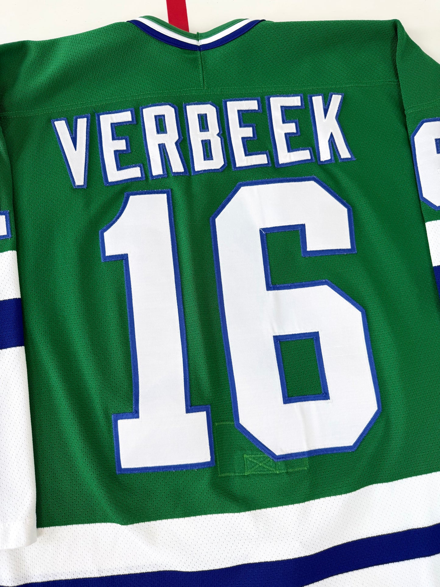 Hartford Whalers Pat Verbeek 1991-1992 NHL Hockey Jersey (48/Large)