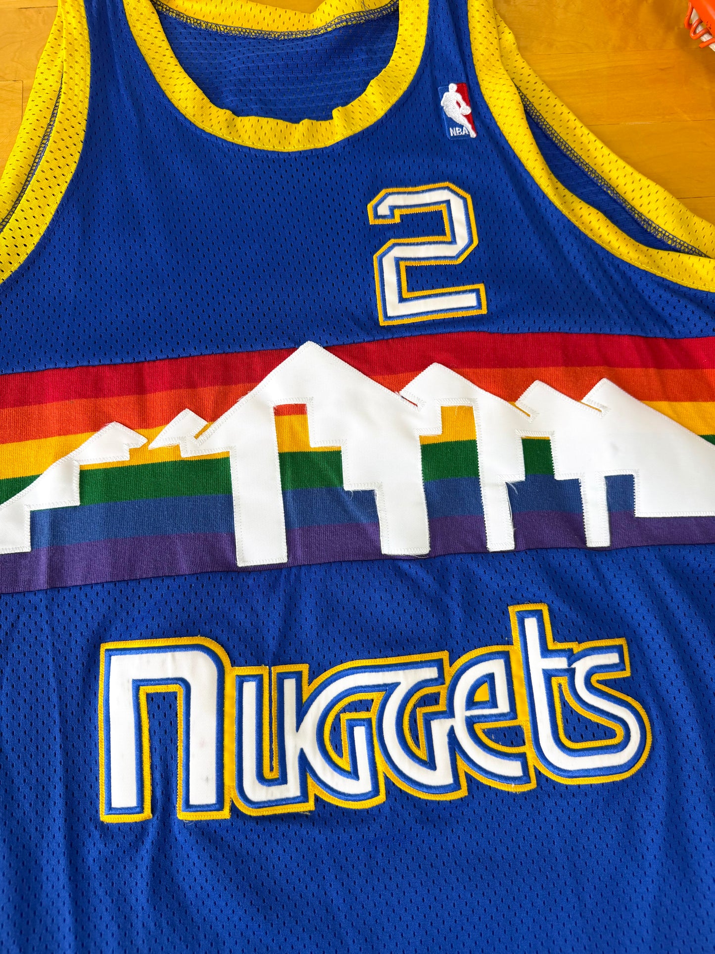 Denver Nuggets Alex English 1987-1988 NBA Basketball Jersey (48/XL)