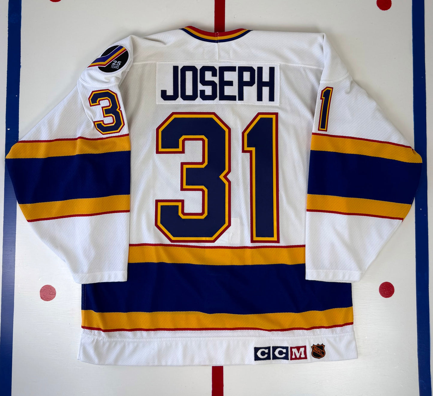 St. Louis Blues Curtis Joseph 1991-1992 NHL Hockey Jersey (48/Large)