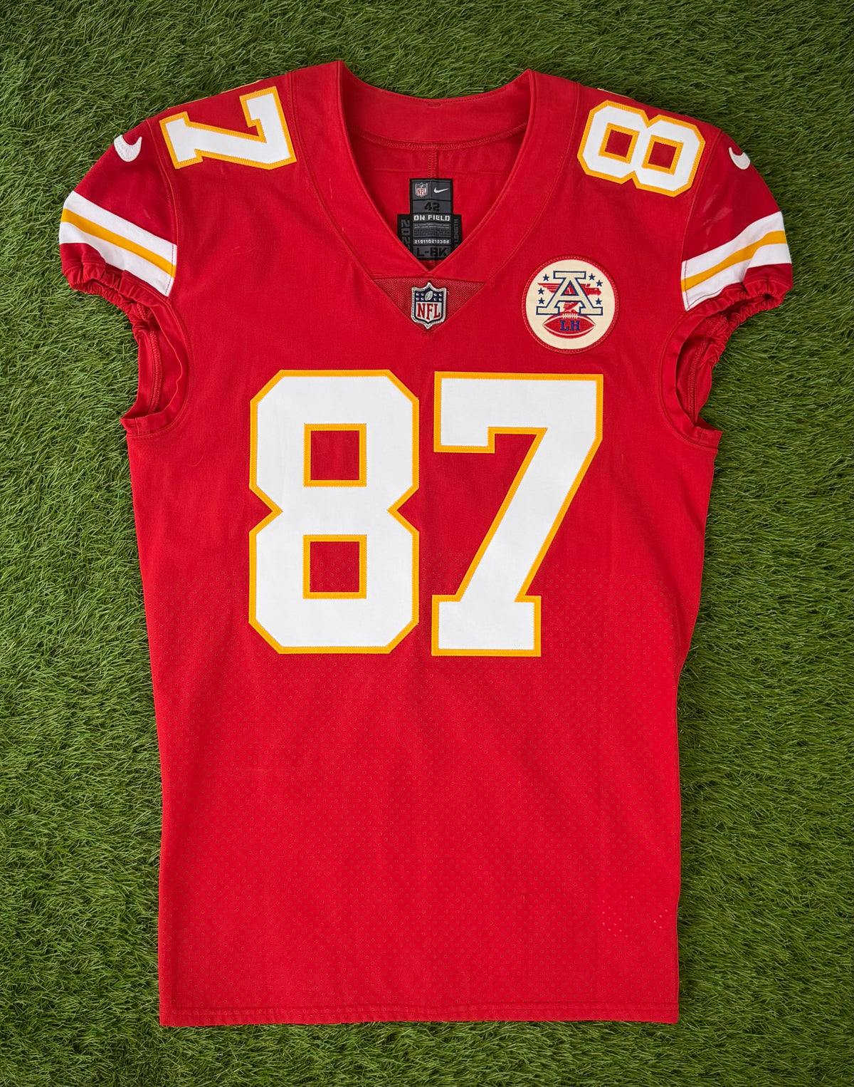 Kansas City Chiefs Travis Kelce 2021 NFL Football Jersey (42/Medium)