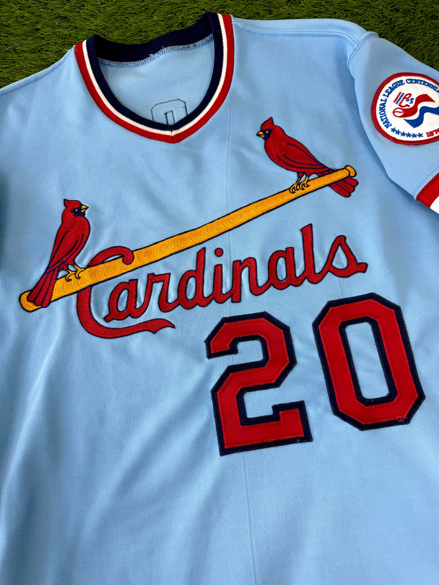 St. Louis Cardinals Lou Brock 1976 MLB Baseball Jersey (40/Medium)