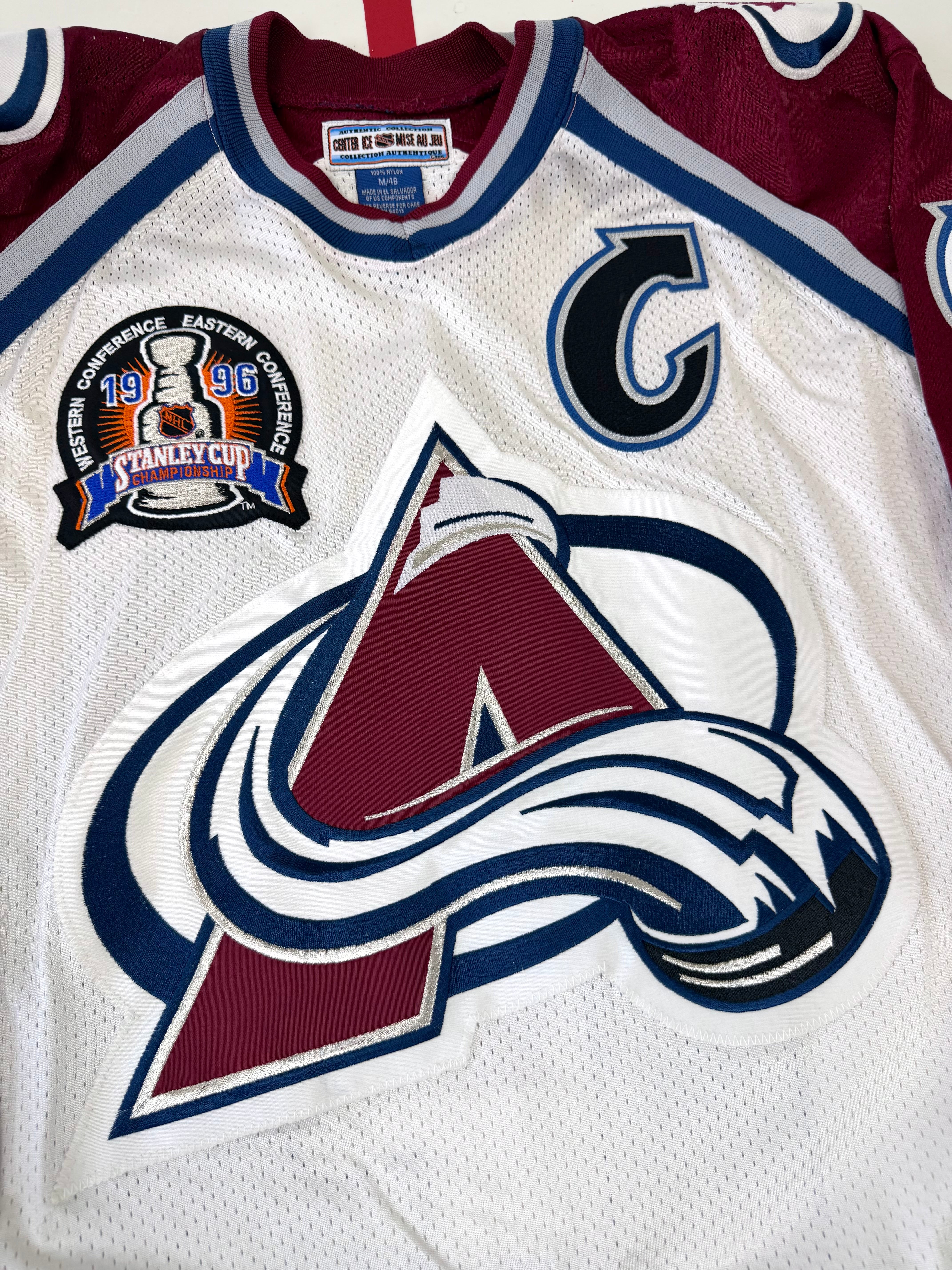 Colorado Avalanche Joe Sakic 1996 Stanley Cup Finals NHL Hockey