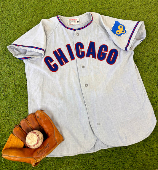 Chicago Cubs 1962 Ernie Banks MLB Baseball Jersey (44/Large)