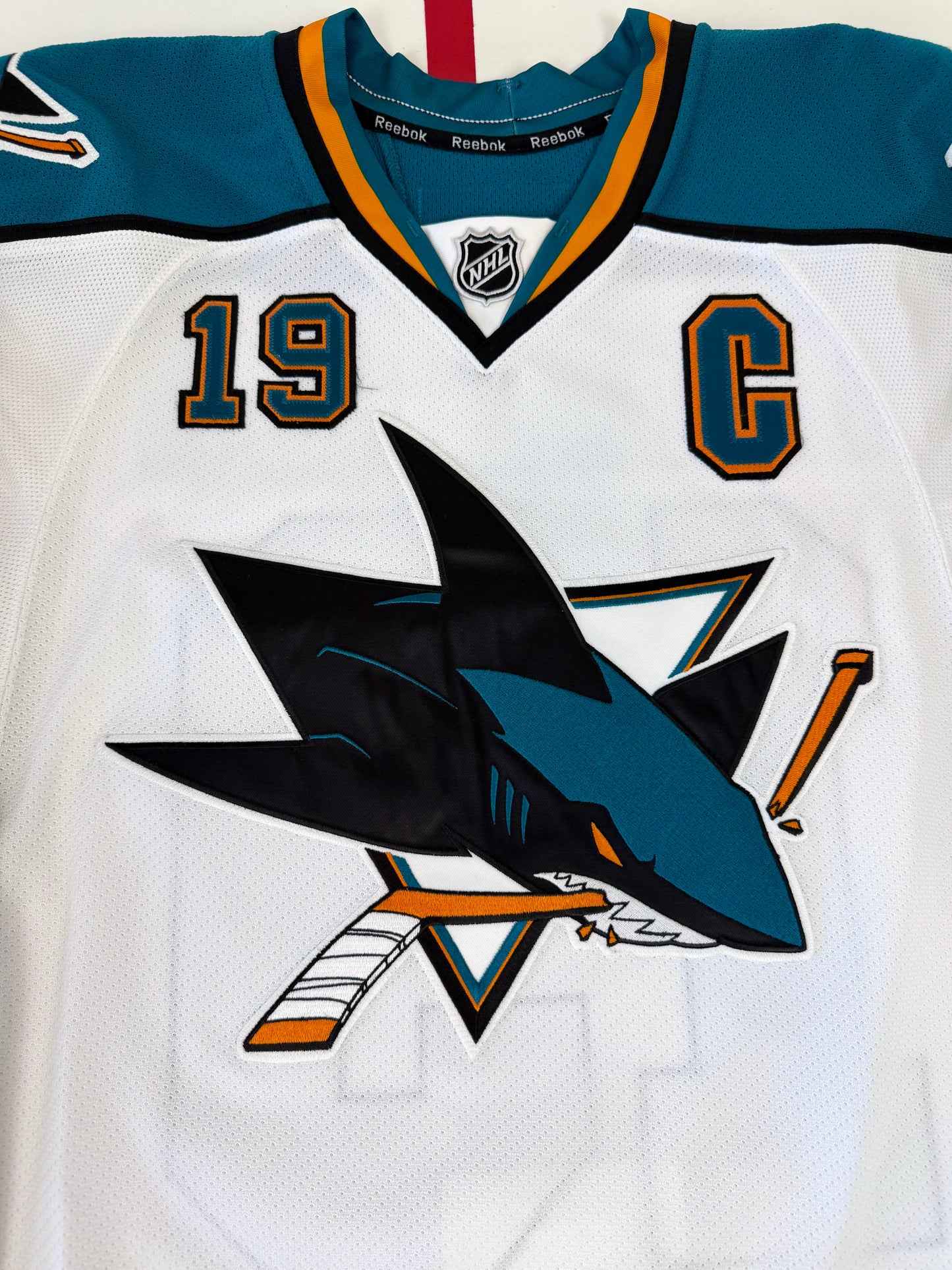 San Jose Sharks Joe Thornton 2011-2013 NHL Hockey Jersey (54/XL)
