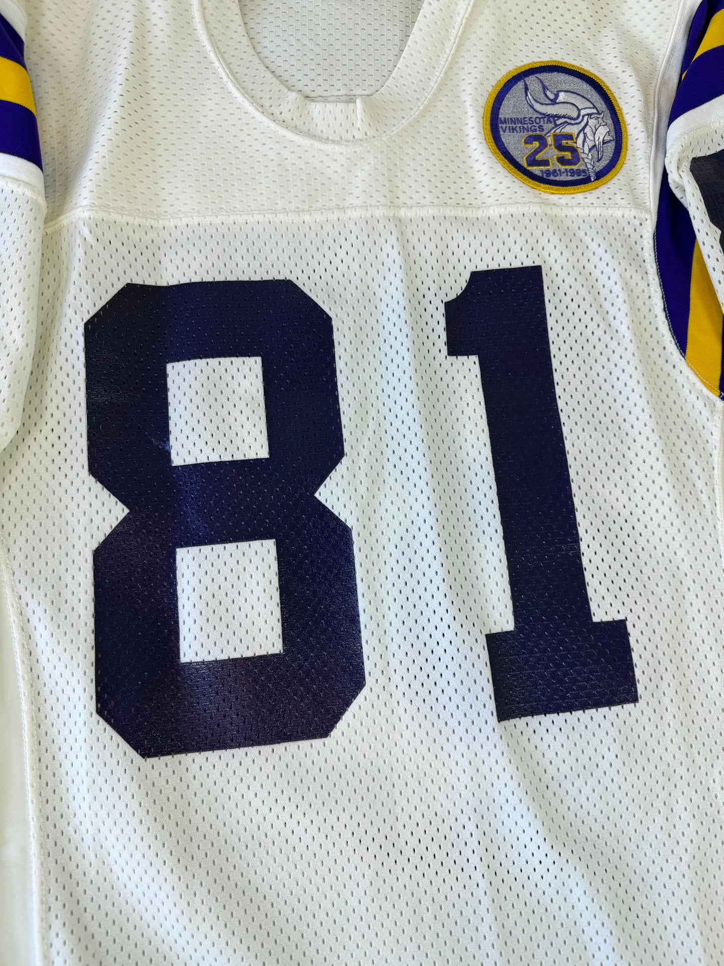 Minnesota Vikings Anthony Carter 1985 Game Issued NFL Football Jersey (42/Medium)