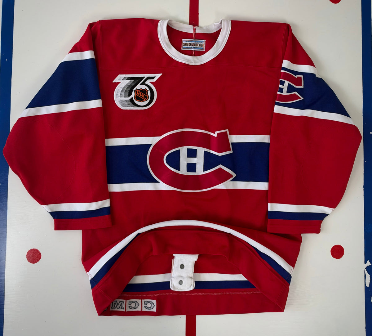 Montreal Canadiens Patrick Roy 1991-1992 TBTC NHL Hockey Jersey (44/Medium)
