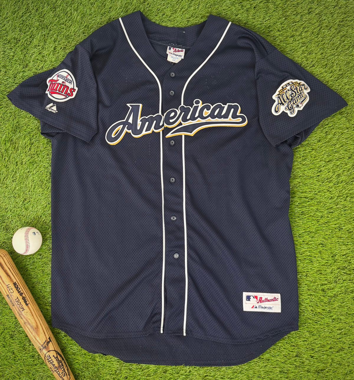Minnesota Twins AJ Pierzynski American League All-Star Game MLB Baseball Jersey (XXL)