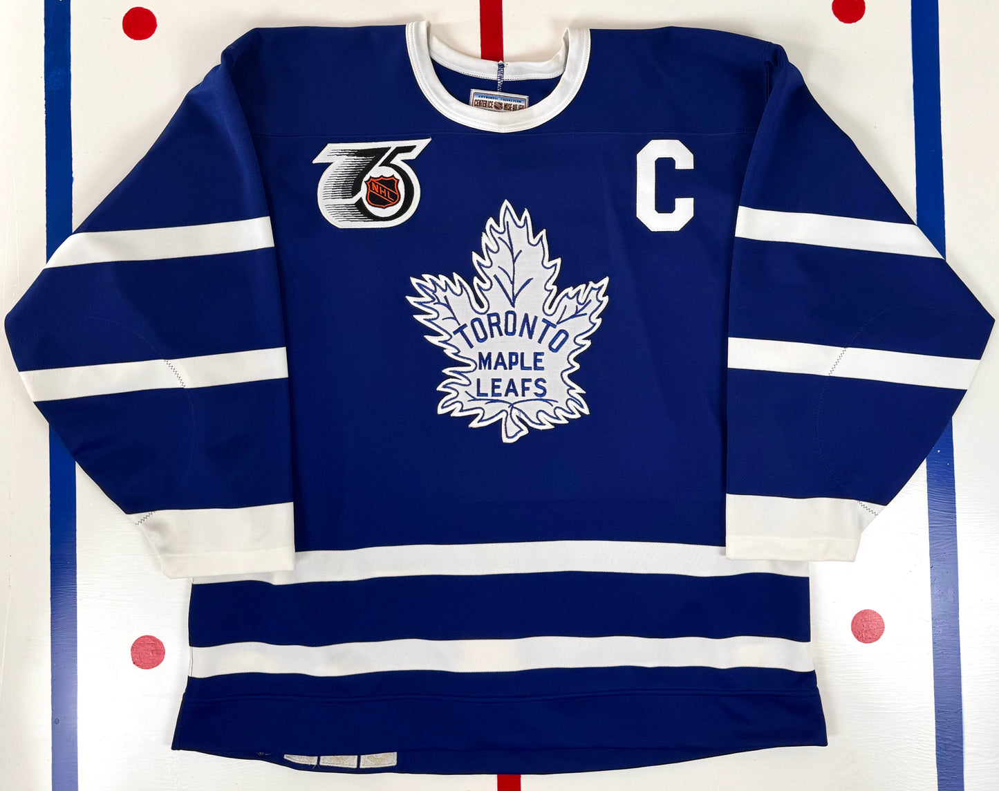 Toronto Maple Leafs 1991-1992 Wendel Clark TBTC NHL Hockey Jersey (52/XL)