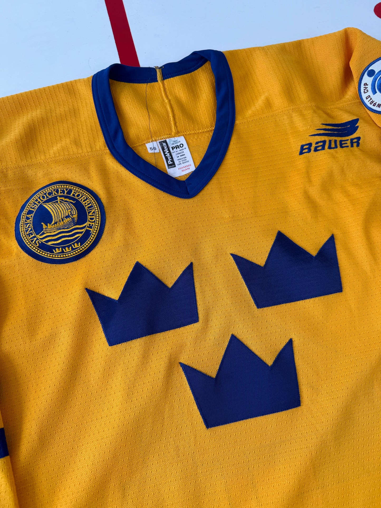 Team Sweden Peter Forsberg 1996 World Cup of Hockey Jersey (56/XXL)
