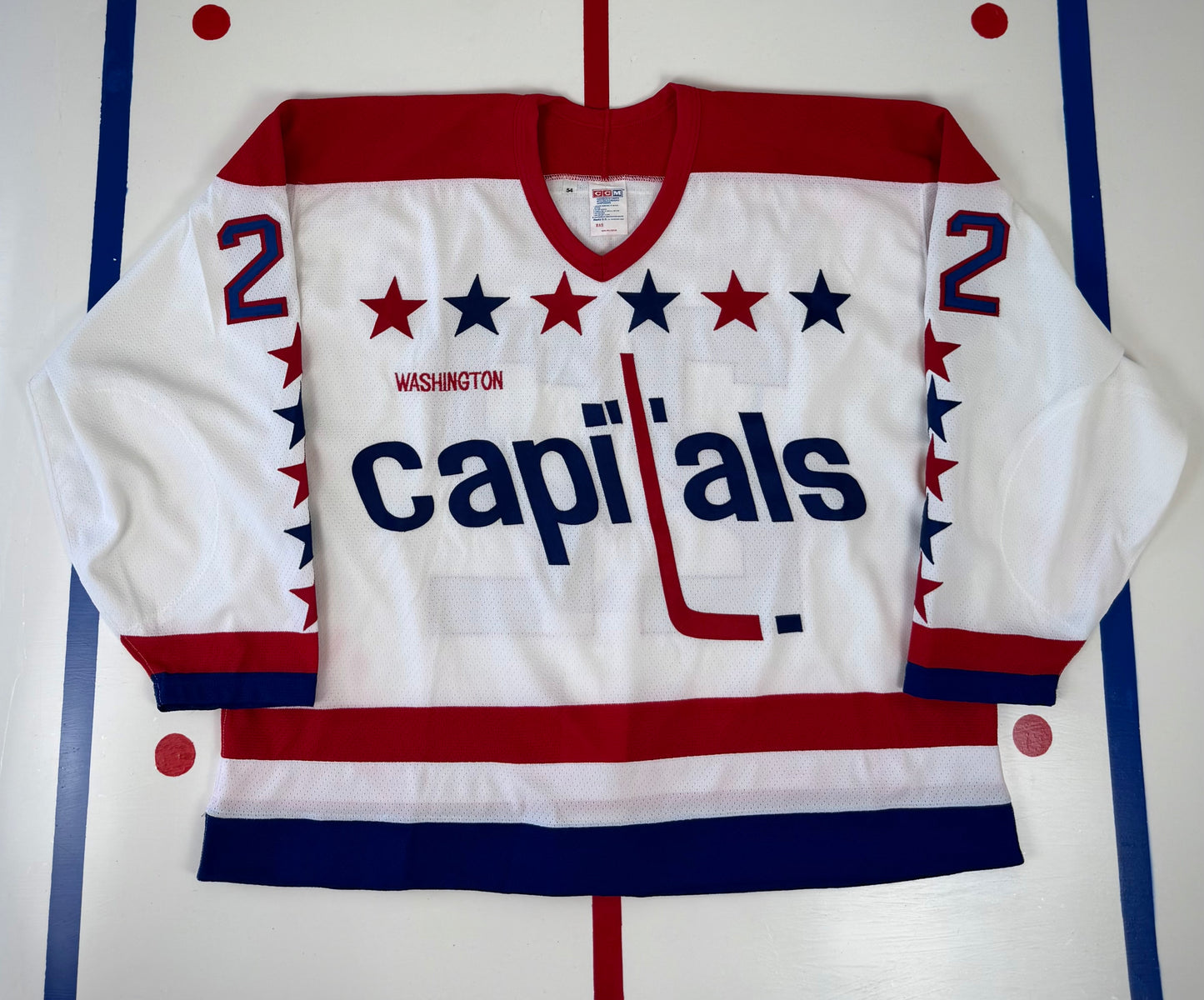 Washington Capitals Dino Ciccarelli 1990-1991 Game Issued NHL Hockey Jersey (54/XXL)