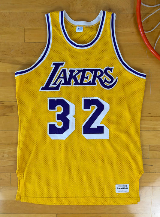 Los Angeles Lakers Magic Johnson 1985-1986 NBA Basketball Jersey (42/Large)