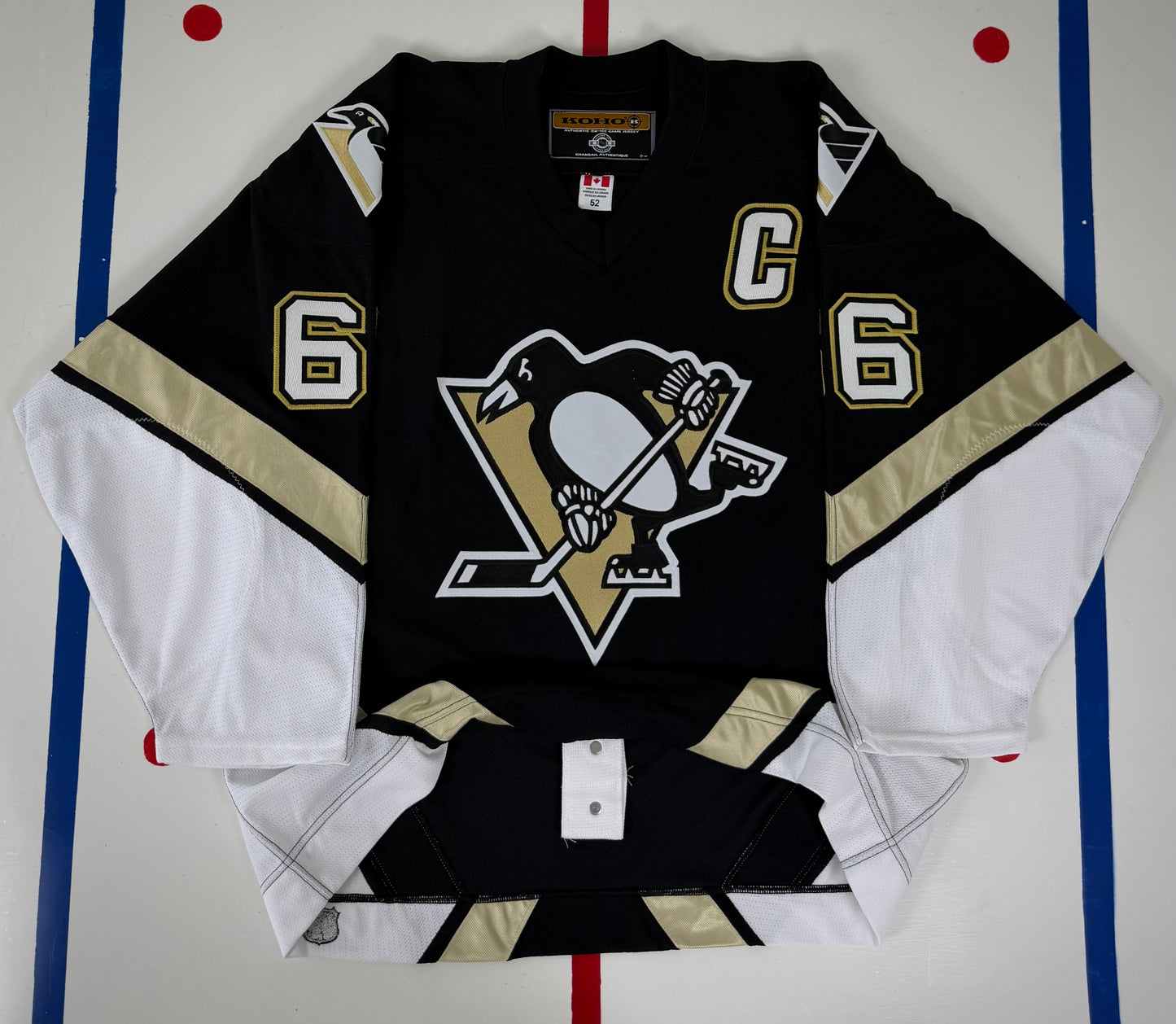 Mario Lemieux Pittsburgh Penguins 2001-2004 NHL Hockey Jersey (52/XL)