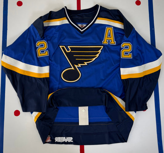 St. Louis Blues Al MacInnis 1998-1999 NHL Hockey Jersey (52/XL)
