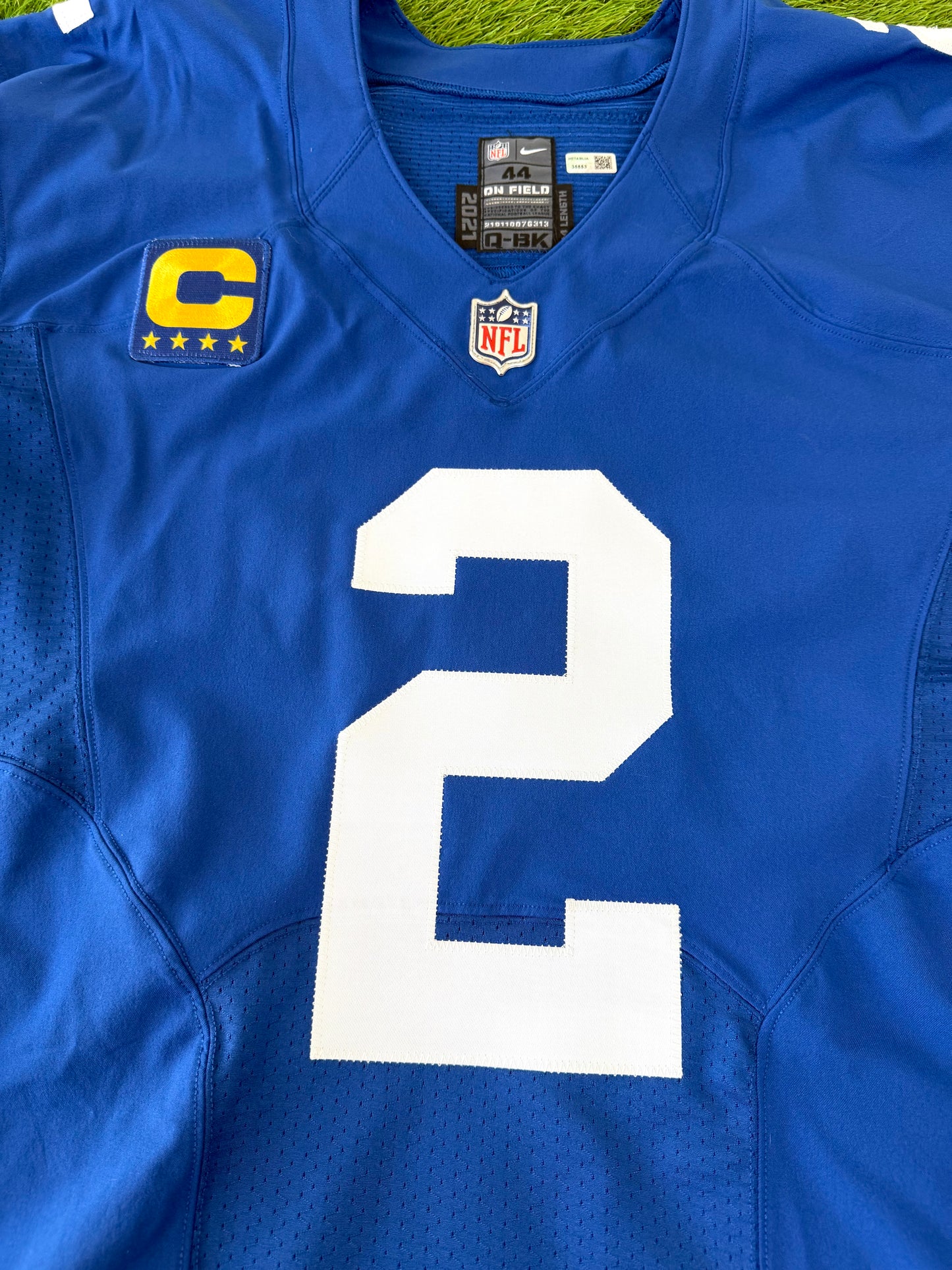 Indianapolis Colts Matt Ryan 2022 Team Issued Throwback NFL Football Jersey (44/Large)