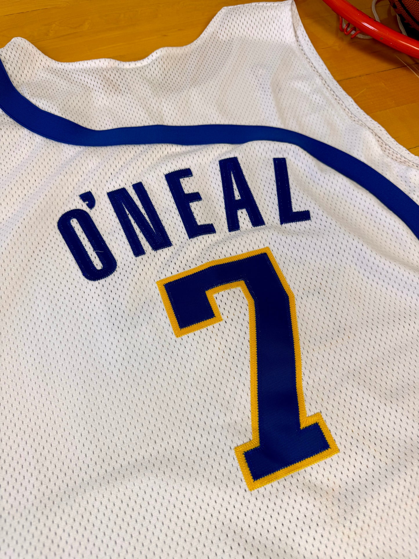 Indiana Pacers 2003-2004 Jermaine O’Neal Throwback NBA Basketball Jersey (52/XXL)