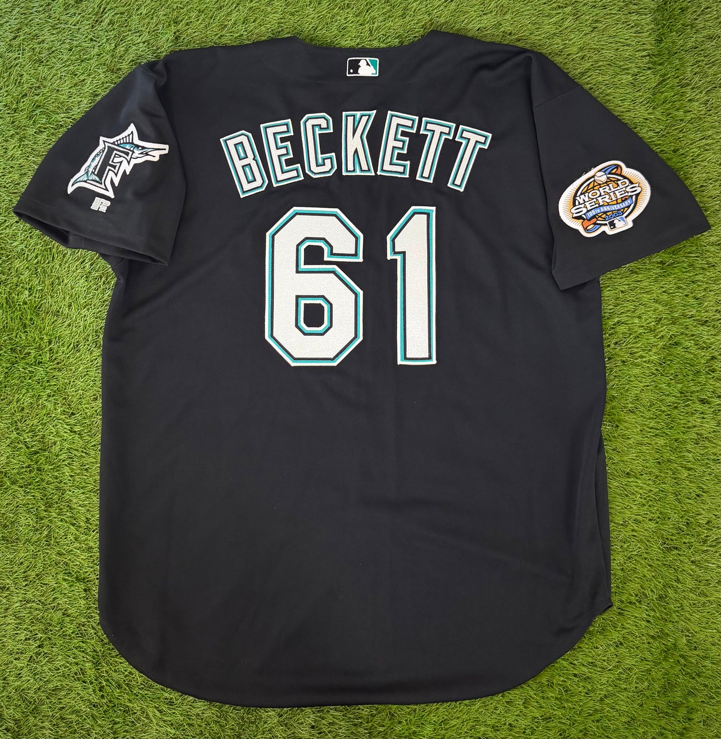 Florida Marlins Josh Beckett 2003 World Series MLB Baseball Jersey (52/XXL)
