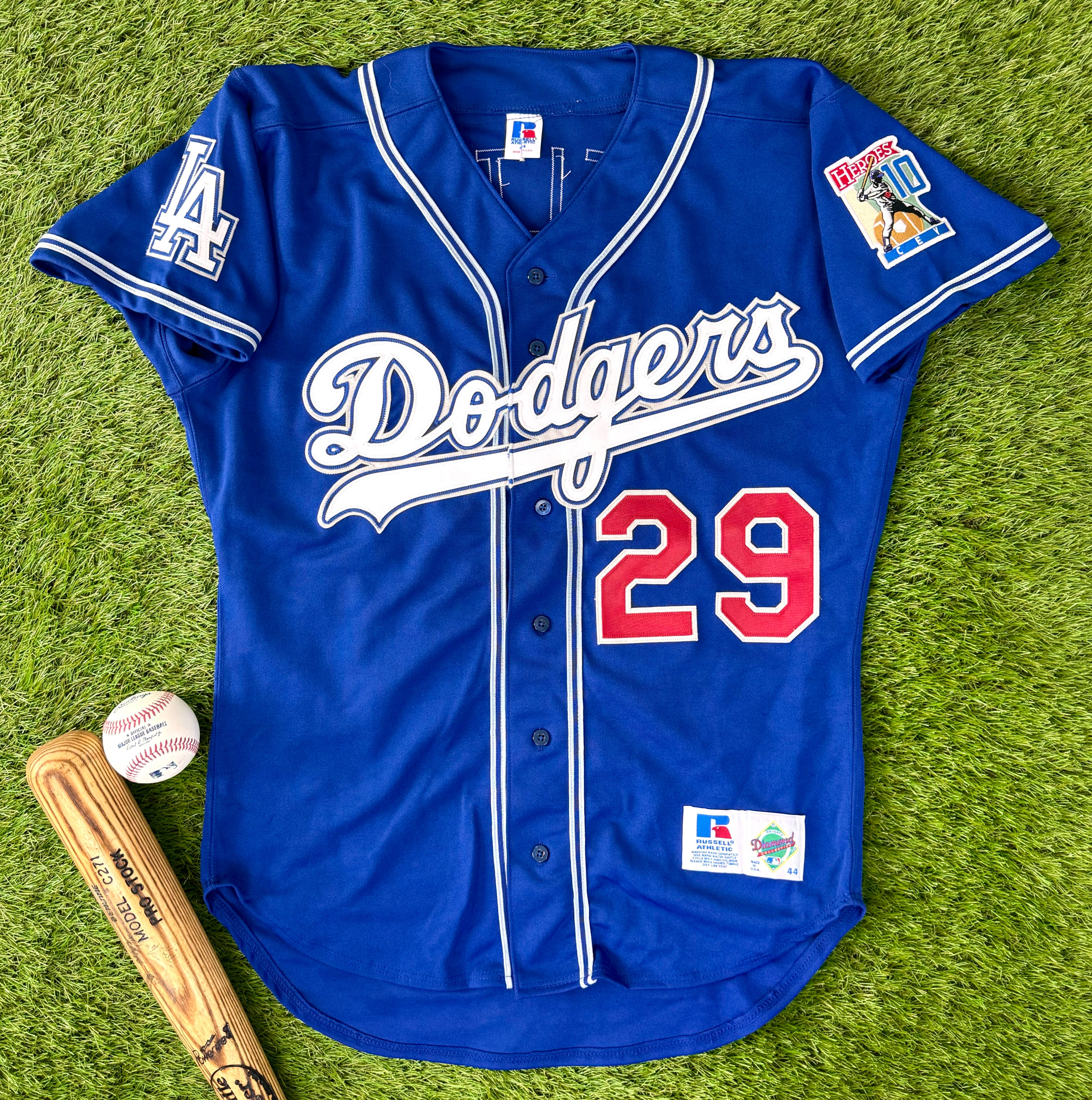 Blue dodgers baseball jersey online