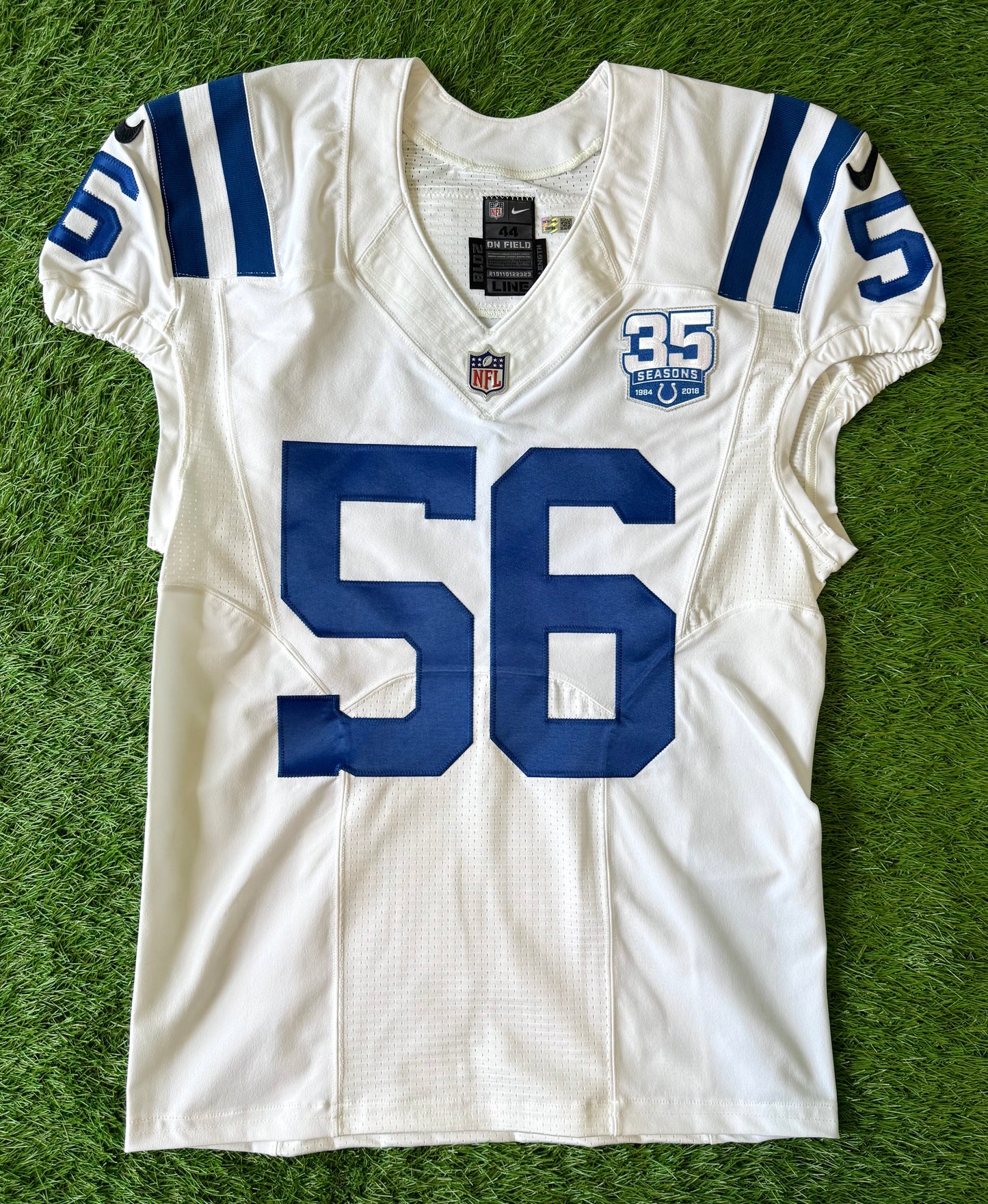 Indianapolis Colts Quenton Nelson 2018 NFL Football Jersey (44/Large)