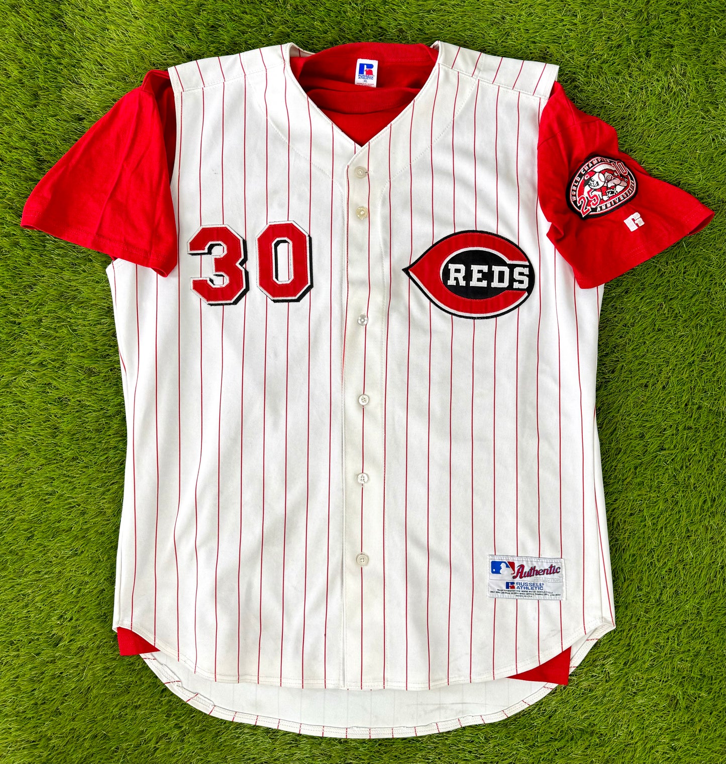 Cincinnati Reds Ken Griffey Jr. 2000 Home Vest MLB Baseball Jersey (48/XL)