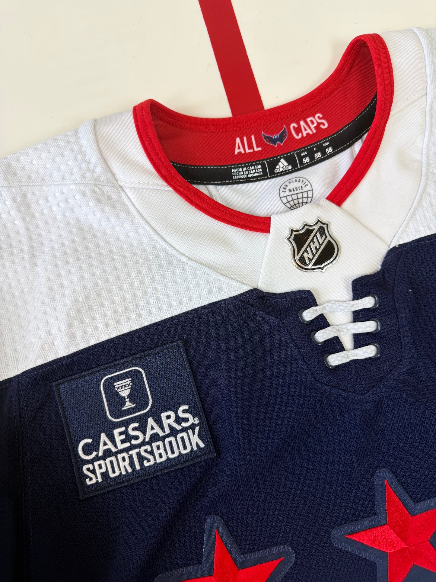 Washington Capitals Alexander Ovechkin 2021-2024 Alternate NHL Hockey Jersey (58/XXL)