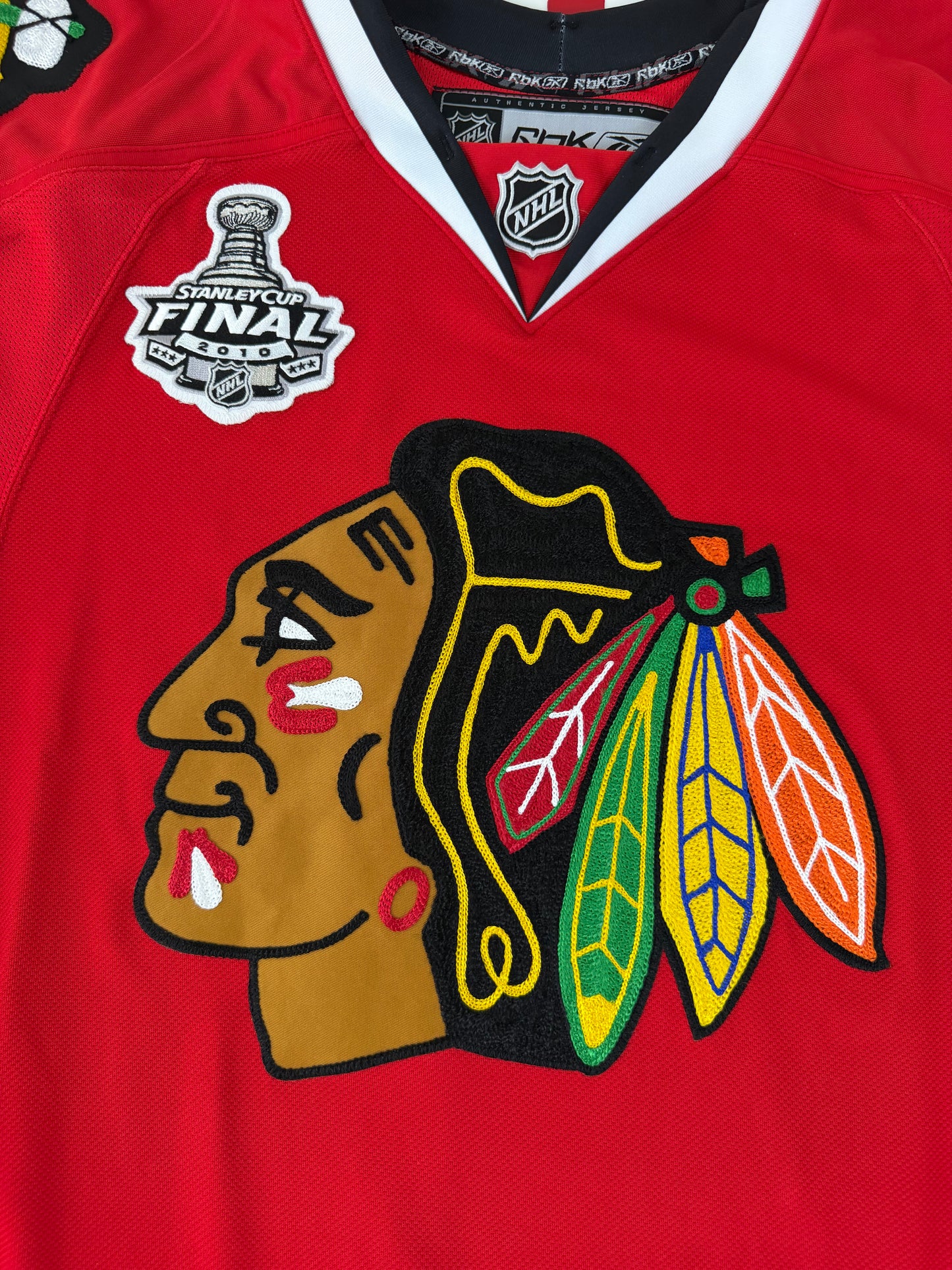 Chicago Blackhawks Marian Hossa 2010 Stanley Cup Finals NHL Hockey Jersey (54/XL)