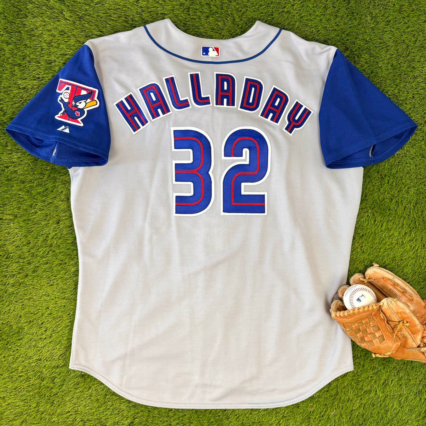 Toronto Blue Jays 2003 Roy Halladay Road “Vest” Alternate MLB Baseball Jersey (54/XXL)