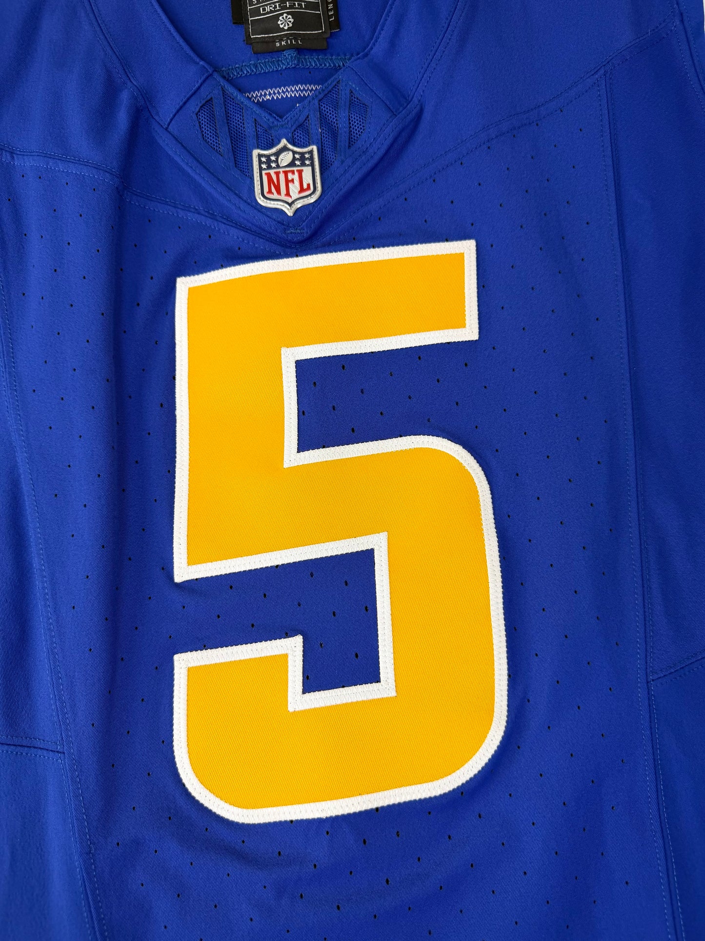 Los Angeles Chargers Josh Palmer 2023 Game Issued Alternate NFL Football Jersey (42/Medium)