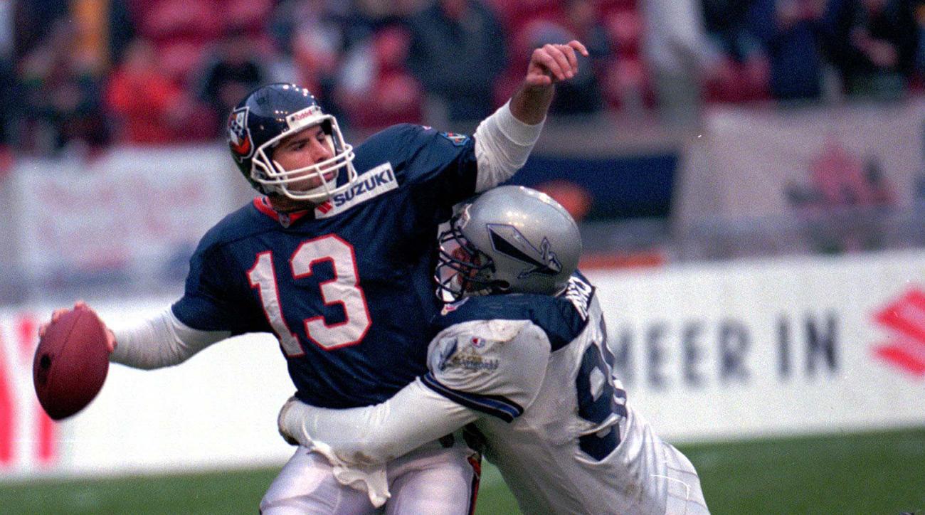 Amsterdam Admirals David Sanders 1999 NFL Europe Game Worn Football Jersey (50/XXL)