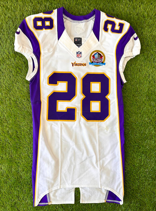 Minnesota Vikings Adrian Peterson 2012 Team Issued NFL Football Jersey (50/XL)