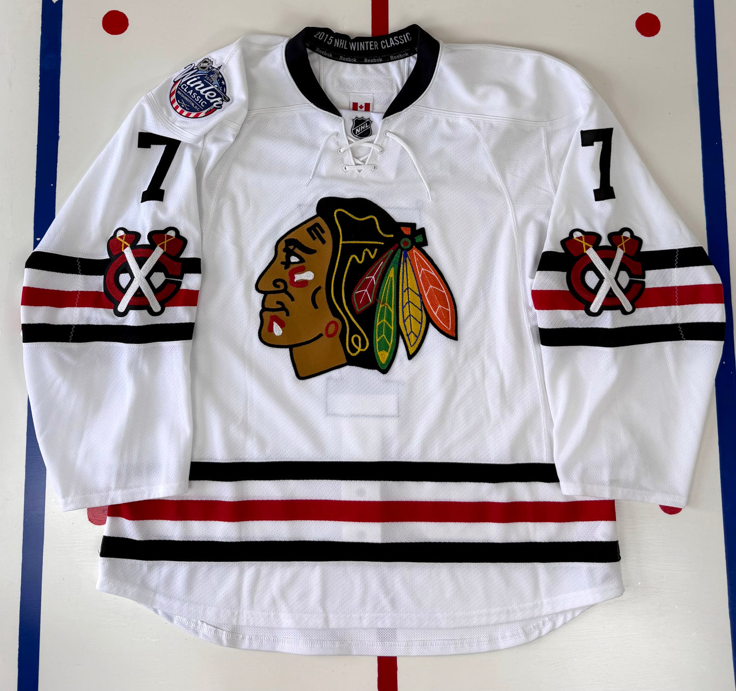 Chicago Blackhawks Brent Seabrook 2015 NHL Winter Classic Hockey Jersey (56/XXL)