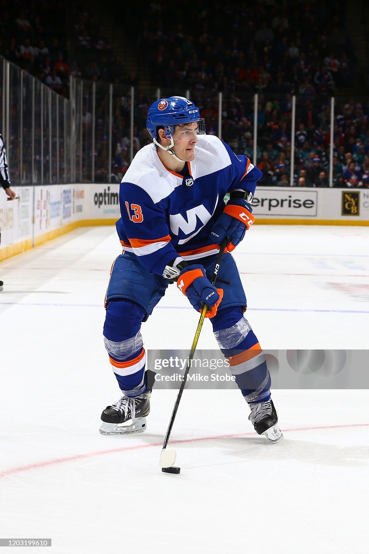 New York Islanders Mathew Barzal 2019-2020 Alternate NHL Hockey Jersey (56/XXL)